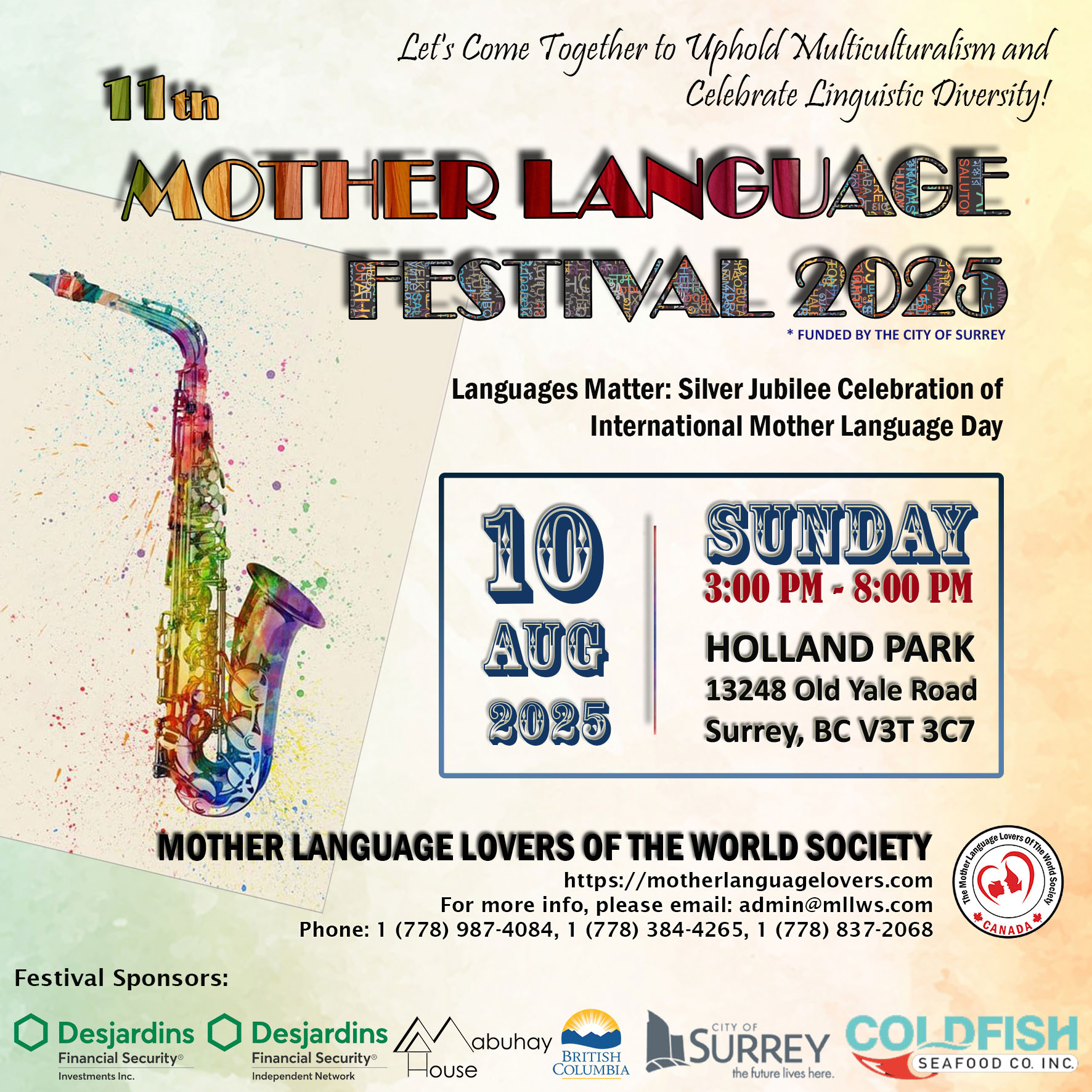 11th Mother Language Festival, 2025